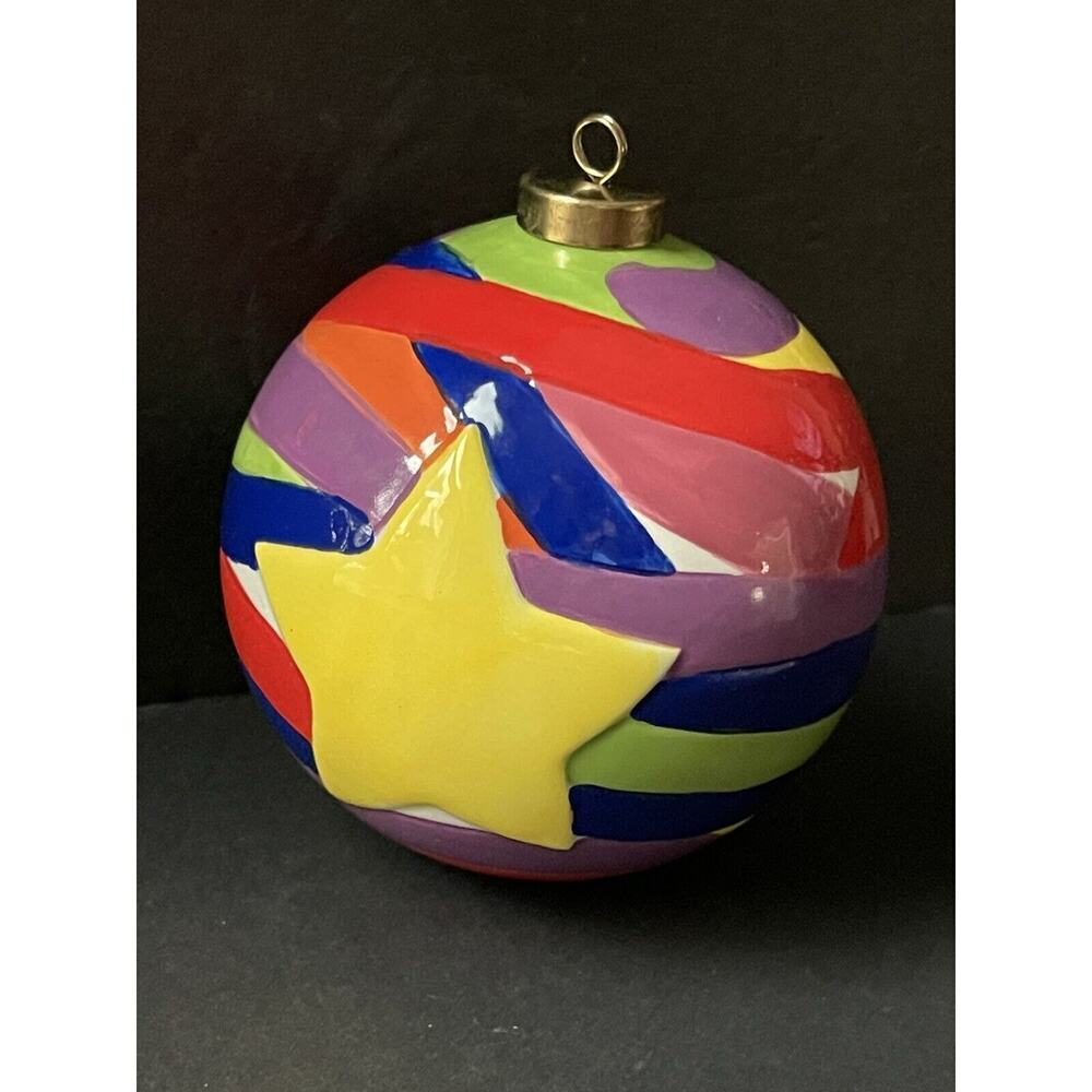 Mainstreet Collection Ceramic Ornament Christmas Holiday 4” Decor Contemporary